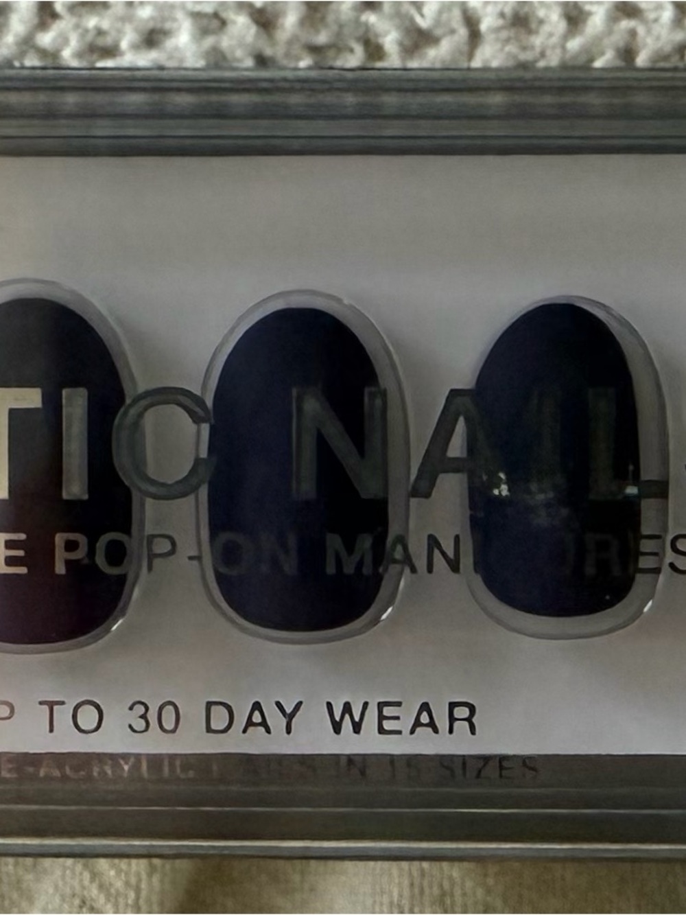 Women's Press-On Nails - Deep Navy Pop-On Set